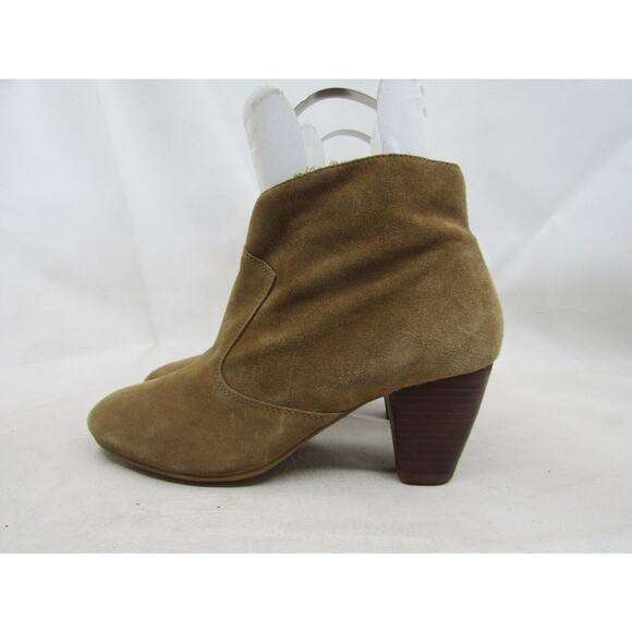 ALDO Womens Size 40 EUR Brown Suede Zip Ankle Fashion Boots Bootie - Picture 1 of 11